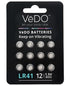VeDO LR41 Batteries - 1.5V Pack of 12